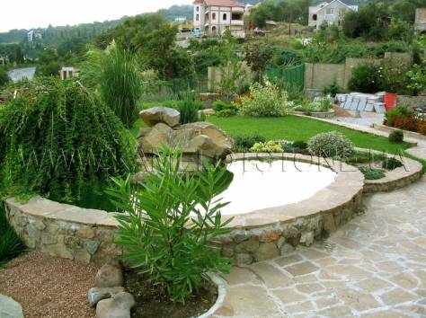 Ландшафтный дизайн. Зимний сад. Оформление террас. Альпийские горки., фотография 1