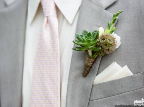 Бутоньерки и свадебные букеты для прекрасных пар, фотография 8