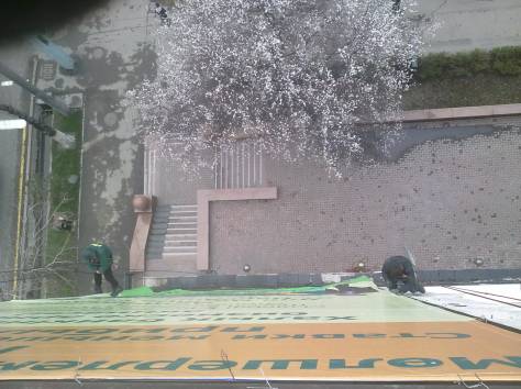 монтаж баннера, фотография 11