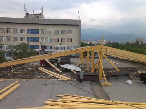 Ремонт кровли крыши профнастилом жестка кровля в Алматы, фотография 1