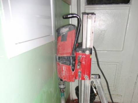 Алмазное сверление стен, фотография 2