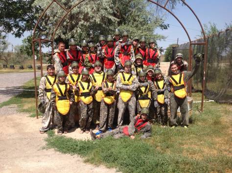 День рождение ребенка в Пейнтбольном клубе Скорпион, фотография 1