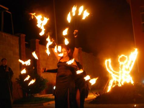  огненное и световое шоу, фотография 2