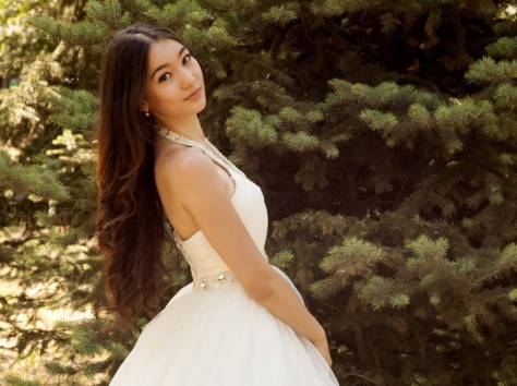 Нежное свадебное платье, фотография 1