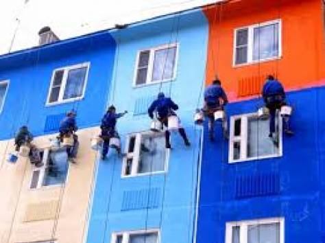 Покрасим фасад зданий.Любая высота. Работаем по всему Казахстану., фотография 1