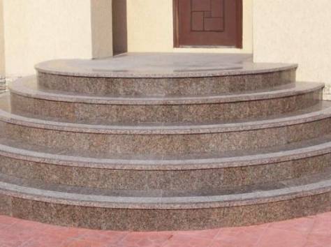 Мрамор Гранит Лестницы: ступени, балясины и перила, фотография 2