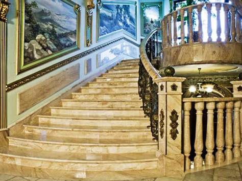 Мрамор Гранит Лестницы: ступени, балясины и перила, фотография 3