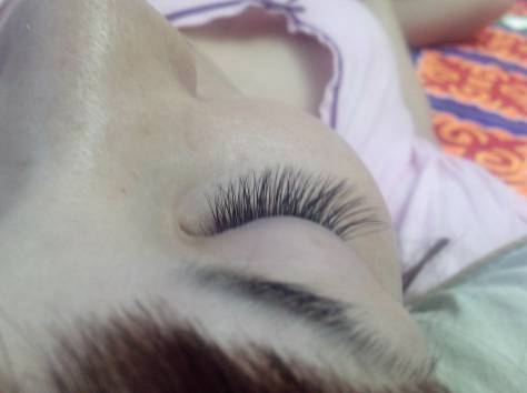 Наращивание ресниц, макияж, фотография 4