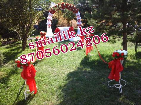  Оформление шарами, цветами, тканью (с подсветкой), фотография 12