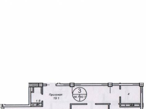 Трёх комнатная квартира в новом жилом комплексе АТЛАС., фотография 5