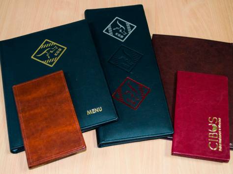 Качественные полиграфические услуги. Изготовление папок меню. Недорого, фотография 1