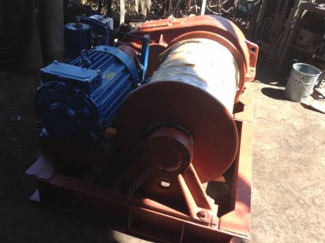 Лебедка маневровая электрическая ЛМ-3,2 с тросом, фотография 5