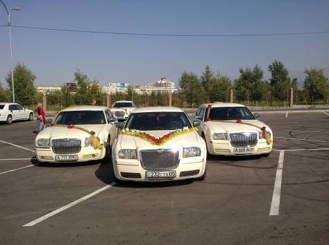 Лимузины, свадебный кортеж, фотография 5