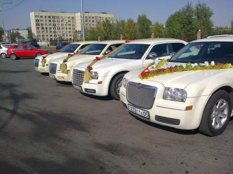 Лимузины, свадебный кортеж, фотография 7