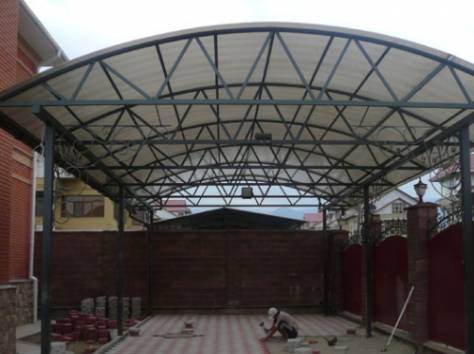 Строительство навесов, ангаров, заборов, лестниц и др строительные работы, фотография 2