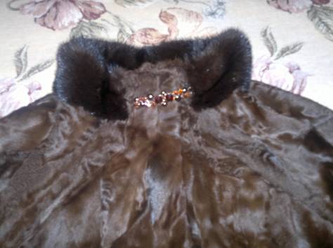 продам полушубок каракульча+норка, фотография 3
