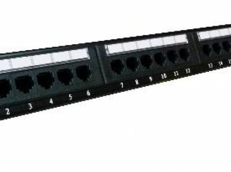 Патч панель LOC 24 порта 1U 5Е, фотография 1