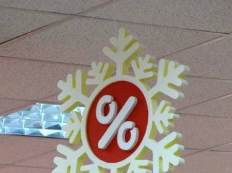 Новогоднее оформление, магазина, дома фигурами из пенопласта, фотография 1