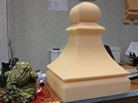 Новогоднее оформление, магазина, дома фигурами из пенопласта, фотография 2