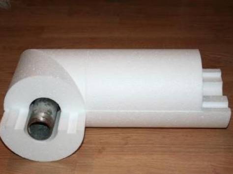 Новогоднее оформление, магазина, дома фигурами из пенопласта, фотография 8