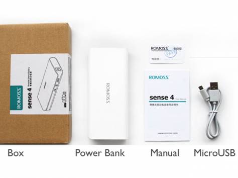 Внешний аккумулятор(power bank) Romoss sense 4, фотография 6