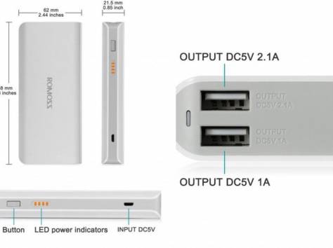 Зарядное устройство (powerbank) Romoss, фотография 5