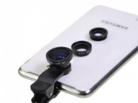Универсальный объектив для смартфонов 3 в1, фотография 1