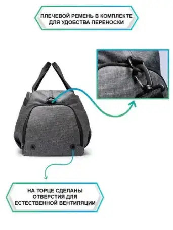 Дорожная, спортивная, универсальная сумка!, фотография 5