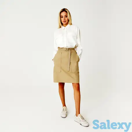 Женская юбка lacoste с поясом, фотография 1