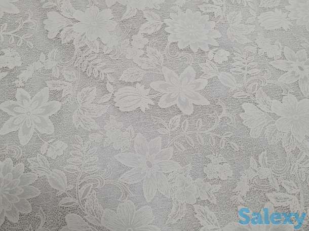 Красивая ажурная скатерть на круглый стол диаметр 178 см Япония, фотография 8