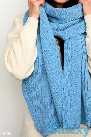 Шарф из фактурной пряжи, фотография 1