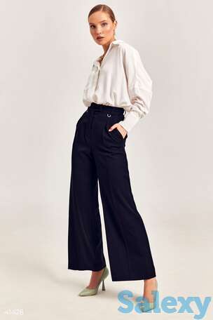 Черные брюки палаццо, фотография 1