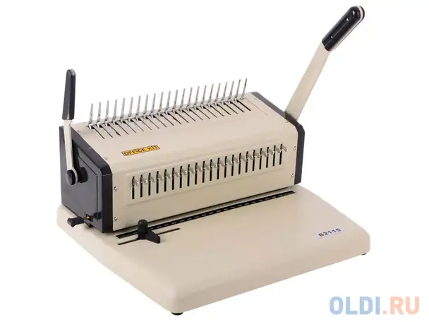Брошюровщик office kit b2115, ручная перфорация 15 листов, переплет max 500, фотография 1
