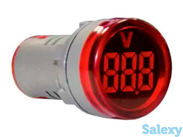 Индикатор значения напряжения AD22-RV красный Энергия, 10 шт, фотография 1