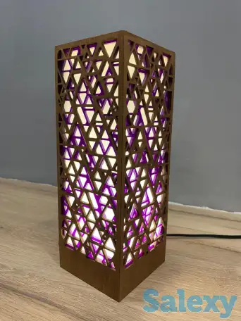 Фиолетовый Интерьерный светильник - ночник, фотография 3