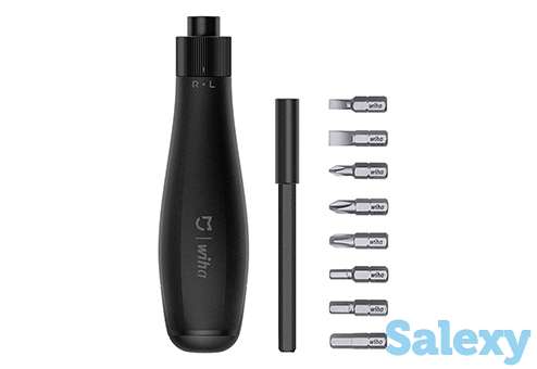 Набор отверток xiaomi mijia wiha 8 in 1 precision screwdriver set (bhr4007gl). черный, фотография 1