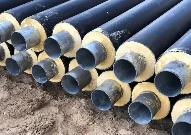 Трубы предизолированные ппу, s изол.: 90-1600 мм, D 12,7-2020 мм, s 0,7-33 мм, Тип изол.: теплоизоляция..., фотография 1