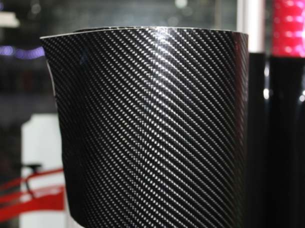 Глянцевый карбон 4д желтый, авто пленки, фотография 2