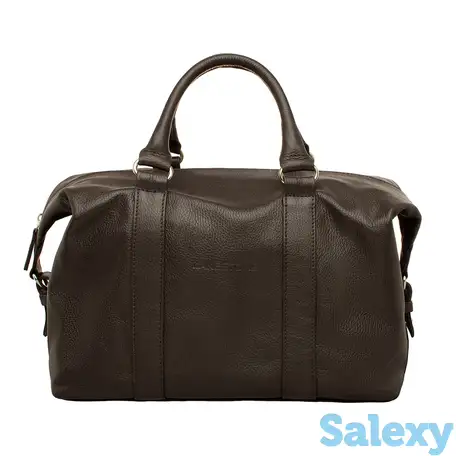 Кожаная спортивная сумка calcott brown, фотография 2