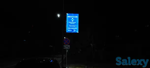 Резмещение рекламных щитов на придорожных столбах и опорах, фотография 2