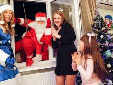 дед мороз в окно, фотография 1