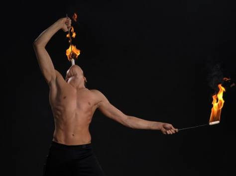 Огненное шоу в Астане, фотография 1