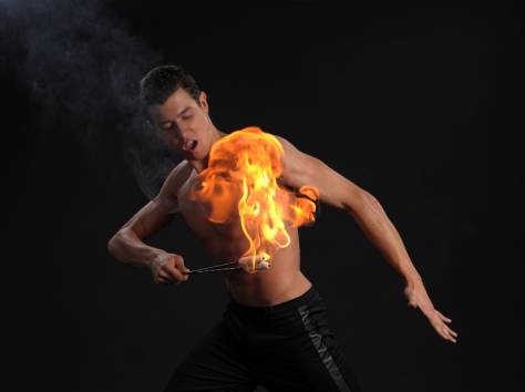 Огненное шоу в Астане, фотография 6