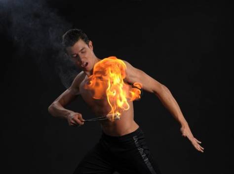 Огненное шоу в Астане, фотография 10