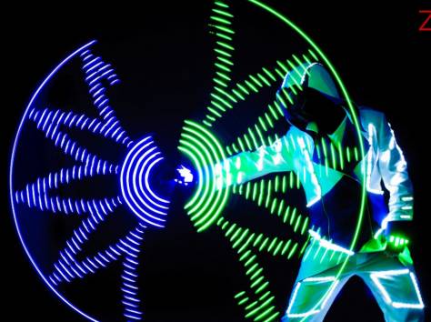 Цифровое шоу в Астане, фотография 2