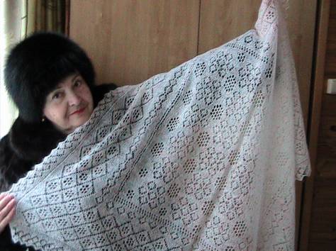 продам платок и палантин из овечьего пуха женщине, фотография 2