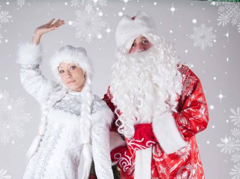 Алматыға, АяздыңАтасынанжәне Ақшақар құттықтау сөз., фотография 2