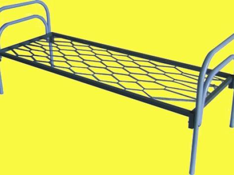 Металлические одноярусные кровати оптом от производителя., фотография 4
