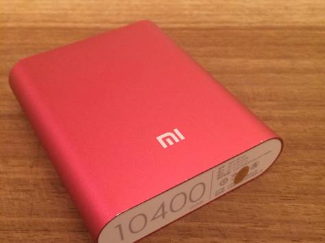 Аккумулятор для телефона Xiaomi на 10400 mAh - красный, фотография 3