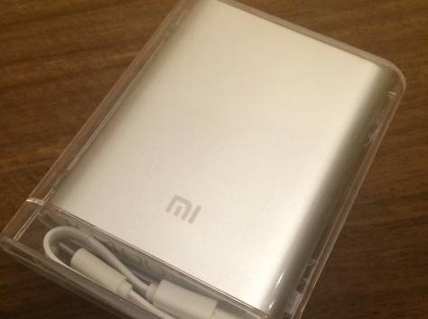 Аккумулятор для телефона Xiaomi на 10400 mAh - серебро, фотография 3